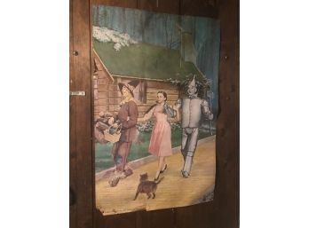 Vintage Wizard Of Oz Color Poster.