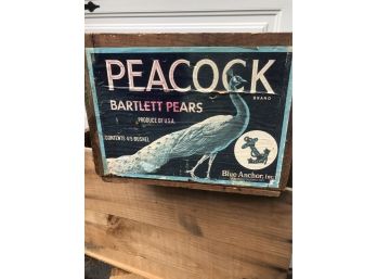 Blue Anchor Peacock Box