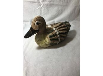 Vintage Pottery/Ceramic Duck Decoy