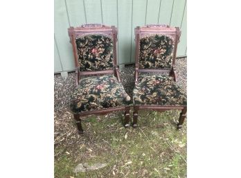 Victorian Cherry Wood Chairs