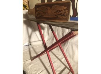Wood Items, Ironing Board & Bread Board