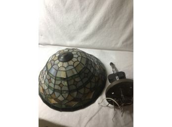 Stained Glass Ceiling Light With Wiring