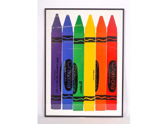 Rainbow Crayons Print