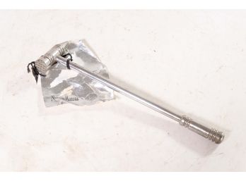 Silver Plated Nickel Ice Breaker 1920s Bar Tool