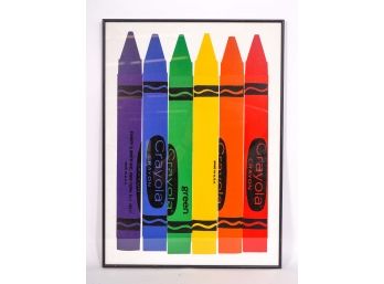 Rainbow Crayons Print
