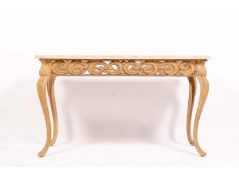 Filigree Detail Console Table