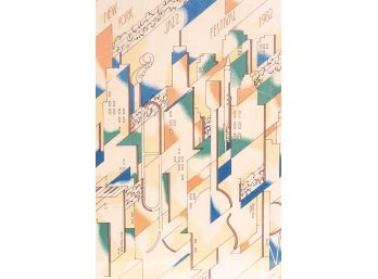 St. Germain 1982 New York Jazz Festival Limited Edition Poster