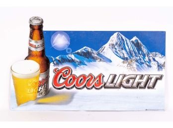 Coors Light Promotional Sign