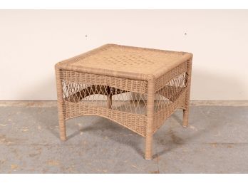 Wicker Cocktail Table