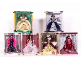 Collection Of Holiday Barbie
