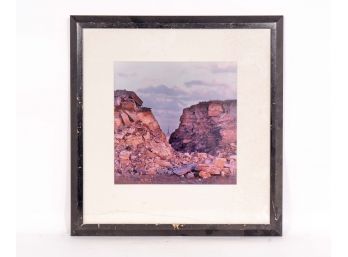 Color Photograph Of Rocky Landscape