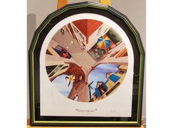Stunning & Colorful:   Convergence Signed & Numbered By Nicholas Van Der Walle