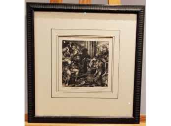 Her Brothers Arrest Limited Edition Hand-printed Etching Signed By Artist Grant Silverstein -