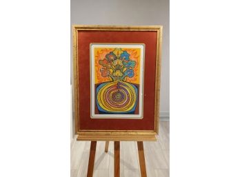 David Friedman's Lovely Colors-  'The Tree Of Life' Hand Signed & Numbered Silk Screen Limited Edition 59/250