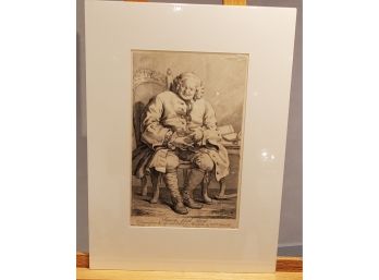 Simon Lord Lovat Print By William Hogarth - Print Version Of An Original Artwork Dated During 1746