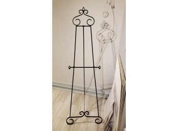 Wrought Iron Artist's Easel - For Display Or To Use While While You Create Some Masterpieces!