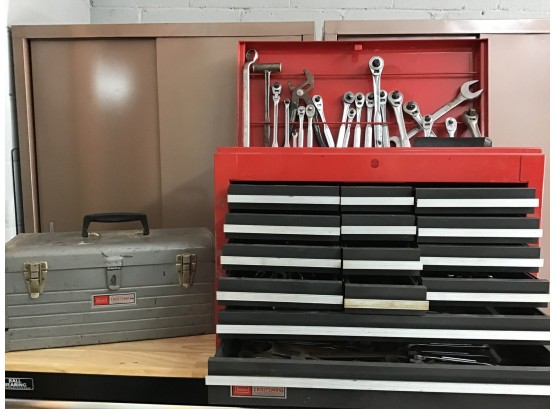 ONLY CRAFTSMAN TOOL LOT WITH TOOL BOXES
