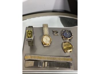 Vintage Watch And Band Lot