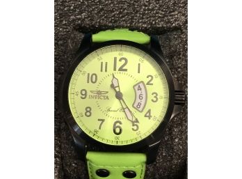 Special Edition Green INVICTA Mens Watch