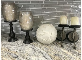 Gorgeous Battery Light Candle And Accessory Lot