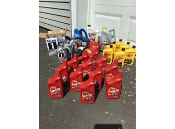 Large Lot Of New Motor Oil!