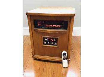 Life Smart Portable Space Heater With Remote