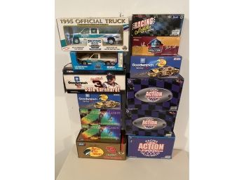 Assortment Of Die Cast Vehicles In Boxes  #H