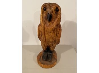 24' Carved Wood Owl