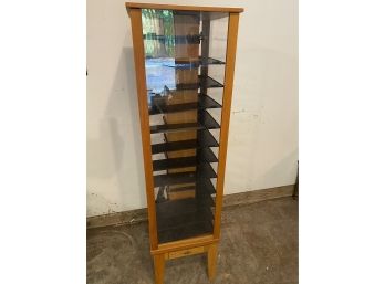 Tall Rotating 8' Die Cast Car Display Cabinet **READ**