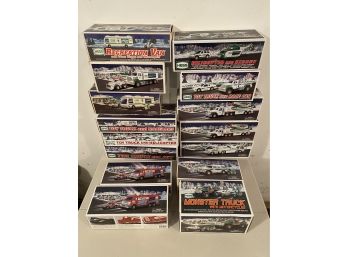 Collection Of Hess Vehicles In Boxes