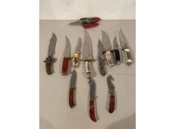 Collection Of Hunting Knives # Z