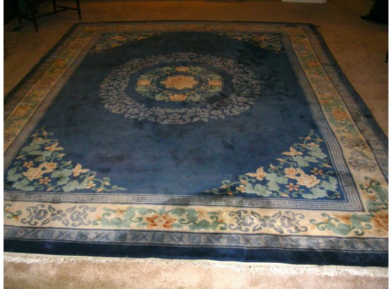 Chinese Hand Knotted Rug, Circa 1950