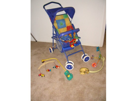Graco Baby Stroller And 2 Mobiles