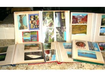 Lot Of 5 Albums And 3 Packets Of Postcards