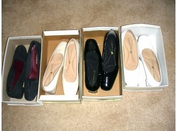 Shoes In Boxes, 4 Pair, Size 8: 3 Easy Spirit, 1 Naturalizer