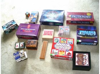 Boxed Games And Playing Cards