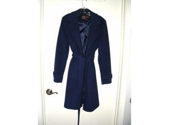 Women's Belted Anne Klein Winter Coat - Size 12