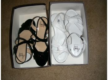 Two Pair Women's Amalifi Shoes With Shoe Boxes, Size 8N