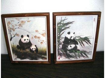 Pair Of Offset Panda Prints With COA From The Guild