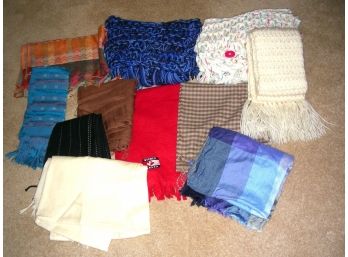Lot Of 11 Winter Scarves