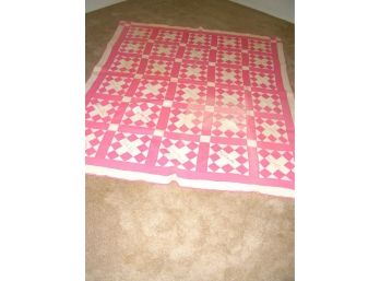 Vintage Quilt Signed By Quilters