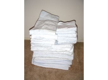 Nobility Cotton Towel Set Of 6 Each: Washcloths, Hand Towels, Bath Towels
