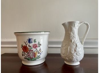Vintage Spode Chinese Rose Bowl & Spode Imperial Pitcher
