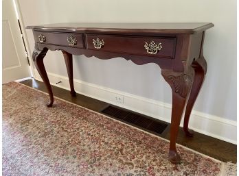 American Heritage Collection By Stanley Furniture Mahogany Console Table