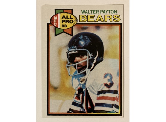 Walter Payton '79 Topps NFC All Pro