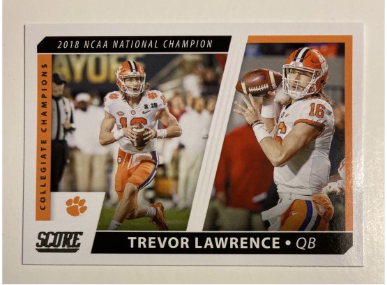 Trevor Lawrence '21 Score Collegiate Champions