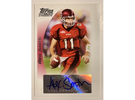 Alex Smith RC - '05 Topps Certified Autograph Issue 'Draft & Prospects' Rookie