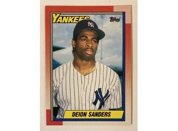 Deion Sanders RC - '90 Topps Baseball