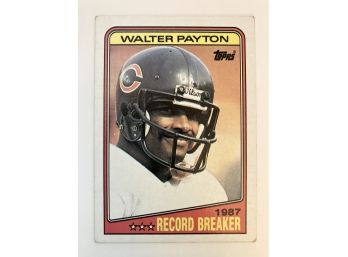 Walter Payton '88 Topps Record Holder