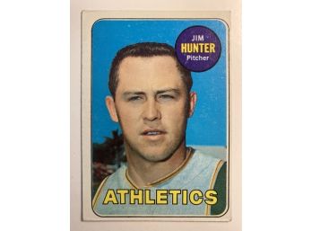 Jim 'Catfish' Hunter 1969 Topps Card #